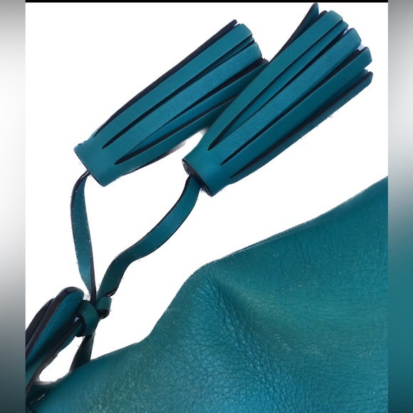 Coach Legacy Duffel Shoulder Handbag Teal Blue/Green - Picture 4 of 16